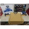 Image 1 : Vintage Blue Bombers Men’s Large Football Jersey With Reebok-Branded Mounted Photo and Yard Sign