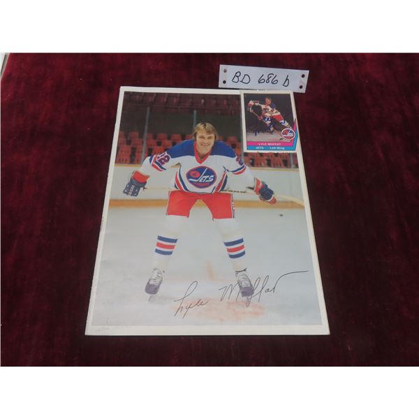 Vintage Winnipeg Jets WHA Program, Autographed by Bobby Hull, Anders Hedberg, and Ulf Nilsson