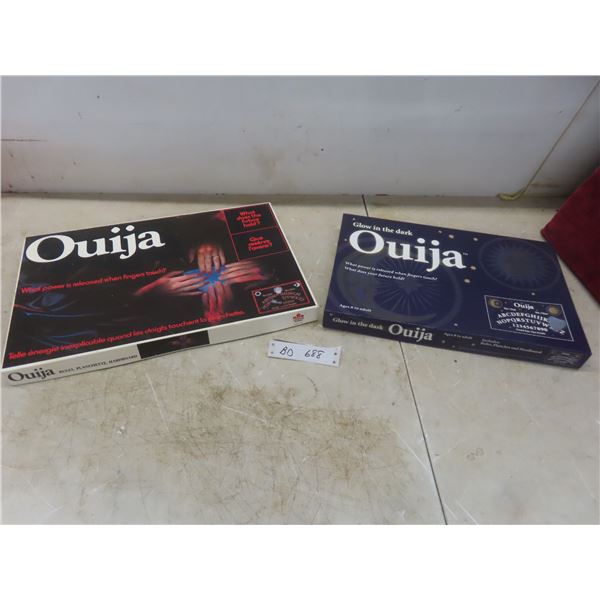Two Vintage Ouija Boards in Boxes