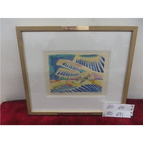 Original Drawing by Réal Bérard for the National Film Board of Canada, “Jours de Plaine”