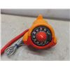 Image 5 : Vintage Northern Electric Rotary “Airplane” Telephone, 1970s Mid-Century Style