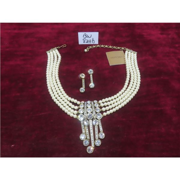 High End Heidi Dause Earrings and Necklace Set