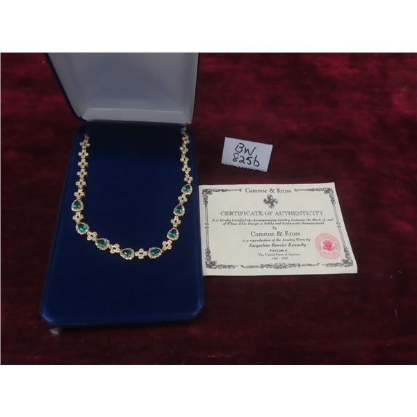 JBK - High End Faux Emerald Set (Certificate Enclosed)