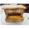 Image 16 : Rare Vintage Pitt Brand Walnut Hand Carved Alabaster Trinket Box, Ladies Watches and More
