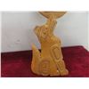 Image 6 : Carved Coyote Plaque by Eddie A., Squamish Nation '96, 6 Coasters and More