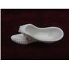 Image 11 : Vintage Fenton Hobnail Milk Glass, Fan Vase, Egg Shaped Footed Vase & Shoe