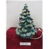 Image 1 : Ceramic Christmas Tree 17" Tall, Some Decorations Missing