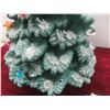 Image 2 : Ceramic Christmas Tree 17" Tall, Some Decorations Missing