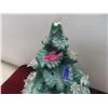 Image 3 : Ceramic Christmas Tree 17" Tall, Some Decorations Missing