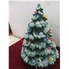 Image 4 : Ceramic Christmas Tree 17" Tall, Some Decorations Missing