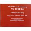 Image 4 : New 2 Packages Multi Colour Ceramic C9 Lights 25 Ft