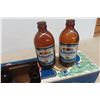 Image 5 : Old Labatt's Blue Case with Bottles + Ice Fishing Rod