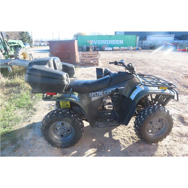 2005 Arctic Cat 250cc ATV with Electric Start and Reverse; Runs and Drives; With Upseat
