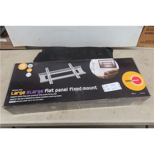 New Large/x-Large Fixed Tv Wall Mount for Flat Panels