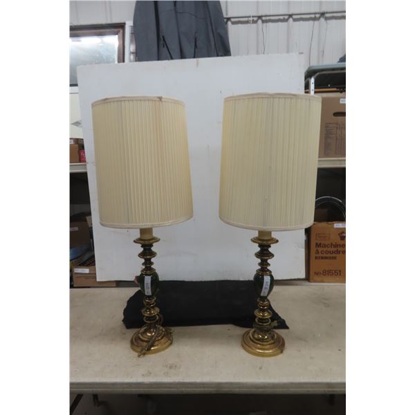 Pair of Electric Table Lamps
