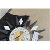 Image 5 : Starburst Clock, Vintage-Style, Battery Operated, 23" Overall