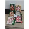 Six Packages Of Christmas Ornaments