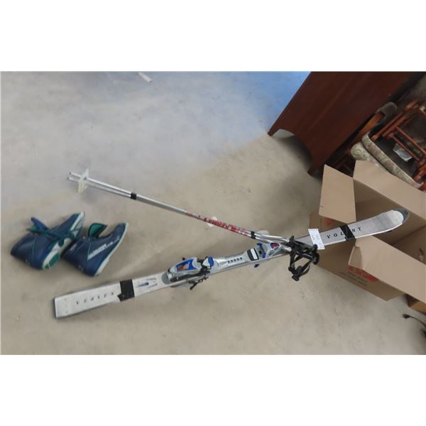 Set Of Skis With Poles And Shoes (Volcal)