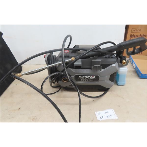 Simoniz 1800 Electric Pressure Washer