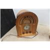 Image 2 : Electric Lamp; Modern Antique-Style Radio and Cassette Player