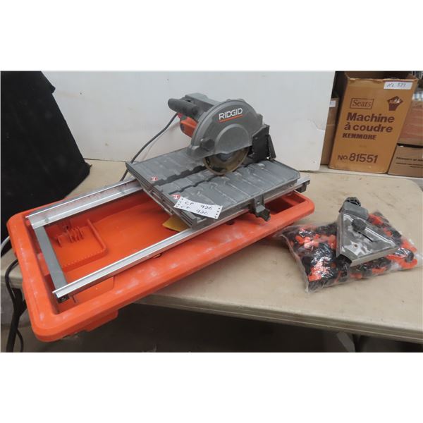 Ridgid Power Tile Cutter, Model R4031S, 7-Inch 9-Amp