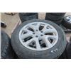Image 2 : Set of 4 Nissan Rims and Tires, 225/55R18 - Fair Amount of Wear