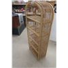 Image 2 : Wicker Open-End Shelf Cabinet 62" X 26" X 13"