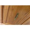 Image 6 : Oak Credenza Or Buffet — 29" × 16 1/2" × 64"