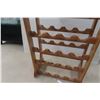 Image 5 : Oak Wine Rack — Holds 20 Bottles