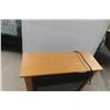 Image 3 : Heat Surge Electric Fireplace Heater in Oak Mantle — 23" x 32" x 11 1/2"