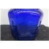 Image 3 : Cobalt Blue Pennant Peanut Jar — General Store Style
