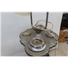 Image 2 : Chrome Ashtray Floor Stand with Tulip-Style Lighting