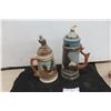 Image 1 : 2 x Eagle Steins - Biggest 16" Tall