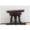 Image 3 : Antique Piano Stool with Ball-And-Claw Feet