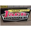Image 4 : Molson "Jack Hammer" Beer Light-Up Sign, 14" x 26"