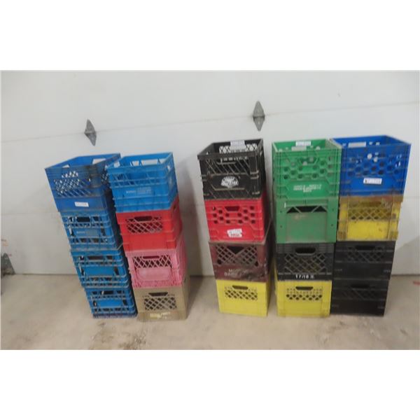 Twenty Milk Crates — Stackable Organizers