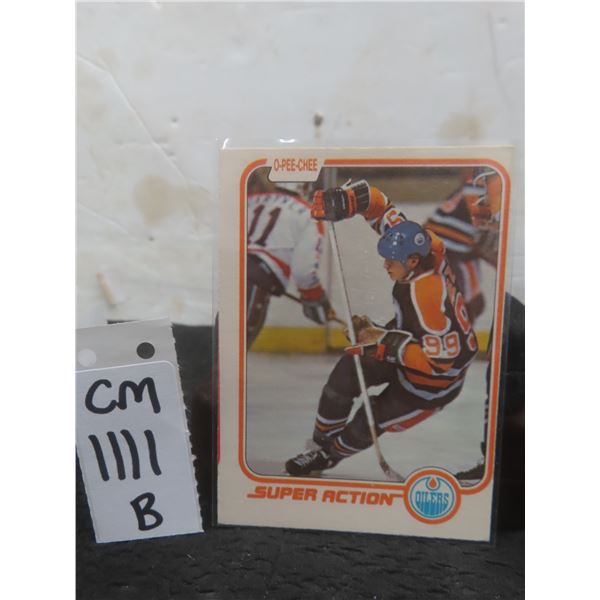 Wayne Gretzky Edmonton Oilers Card