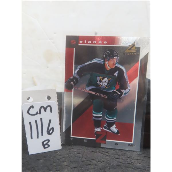 Teemu Selanne Zenith Z-Team Card