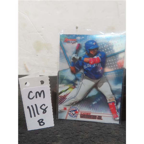 Vladimir Guerrero JR Toronto Blue Jays Baseball Card