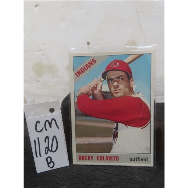 1966 Topps Rocky Colavito Baseball Card