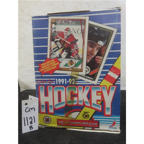 Unopened 1991–92 O-Pee-Chee Hockey Box