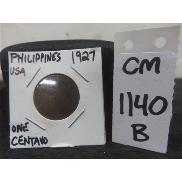 1927 Philippines Coin