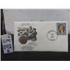 Denver Mint First Day of Issue Coin and Stamp