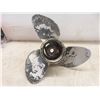 Image 2 : Three Assorted Boat Propellers — Includes Two Johnson; One Stainless, One Aluminum, and Other Metal