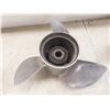 Image 7 : Three Assorted Boat Propellers — Includes Two Johnson; One Stainless, One Aluminum, and Other Metal