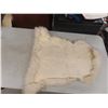 Image 11 : 10" Lodge Cast-Iron Fry Pan (#3); 30" X 22" Sheepskin Rug; Bank of Montreal Money Bag