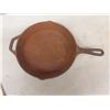 Image 4 : 10" Lodge Cast-Iron Fry Pan (#3); 30" X 22" Sheepskin Rug; Bank of Montreal Money Bag