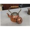 Image 8 : Copper Kettle; Silver-Plated Two-Handle Bowl; and Glass Carboy