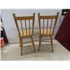 Image 2 : Two Vintage Wooden Children's Chairs