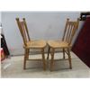 Image 3 : Two Vintage Wooden Children's Chairs